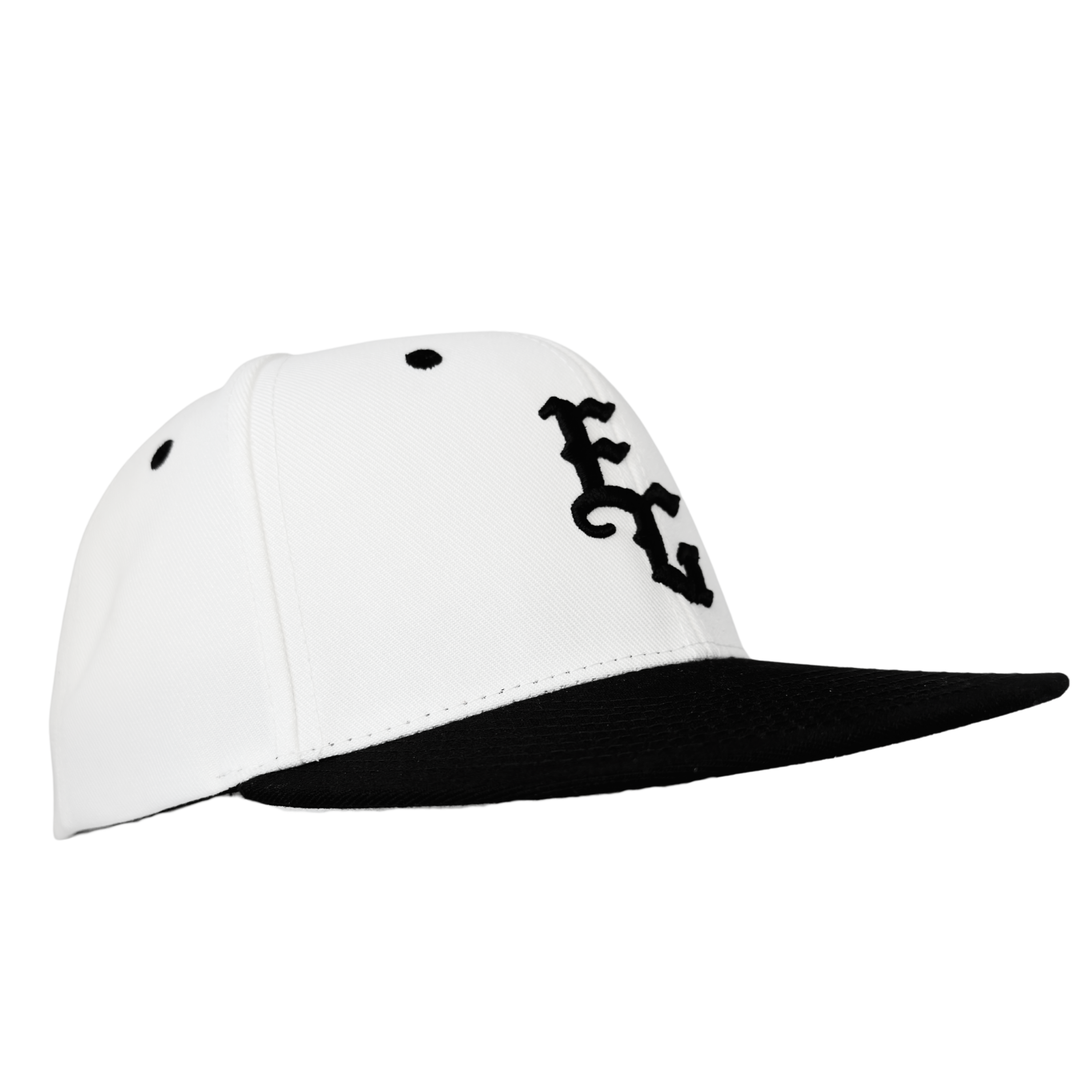 Everywhere Golf Snapback Hat - White/Black