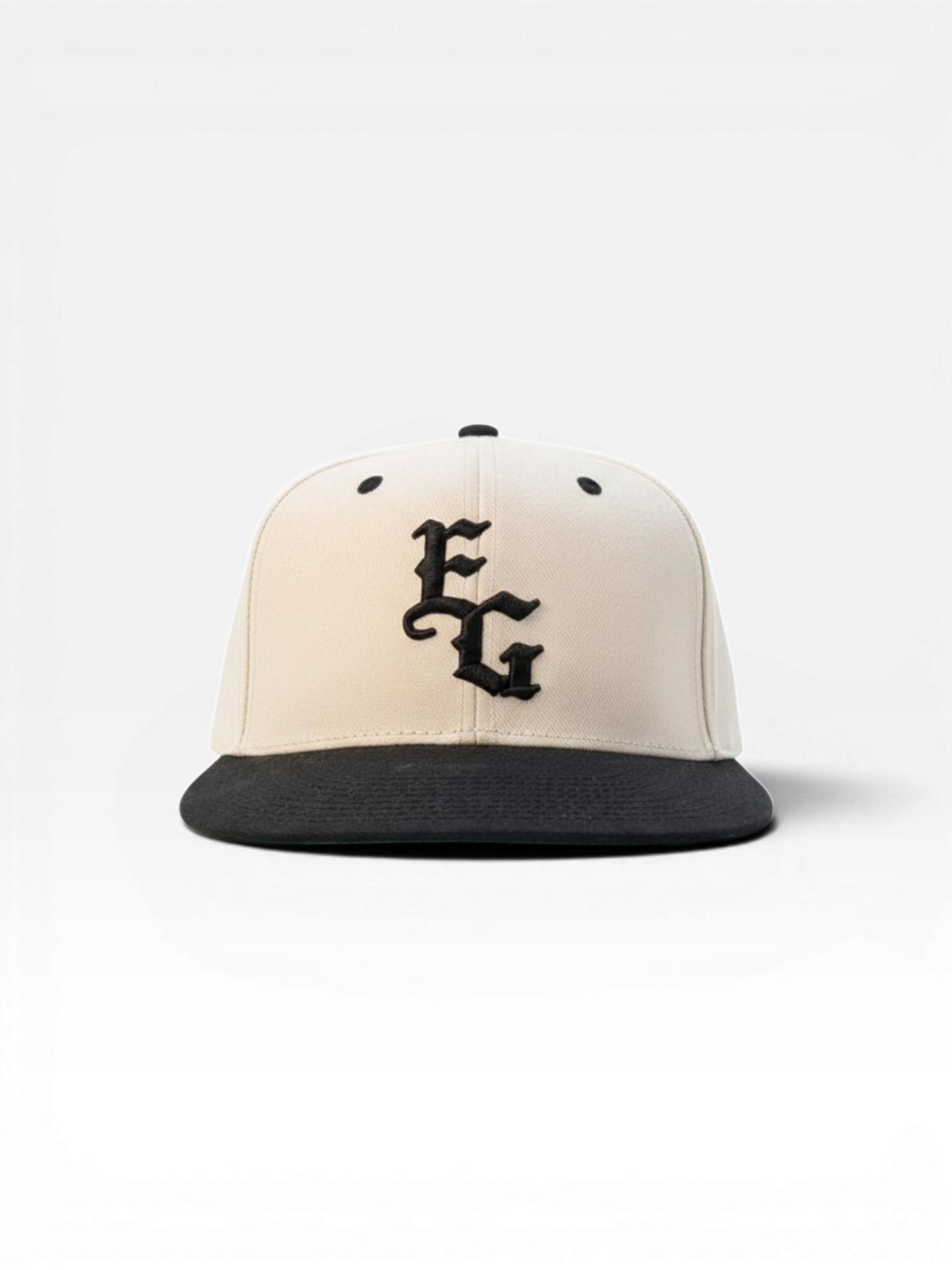 Everywhere Golf Snapback Hat - White/Black